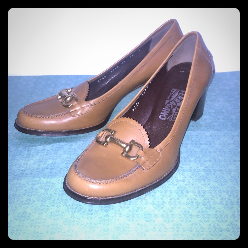 Ferragamo Loafer Heels